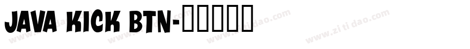 Java Kick BTN字体转换